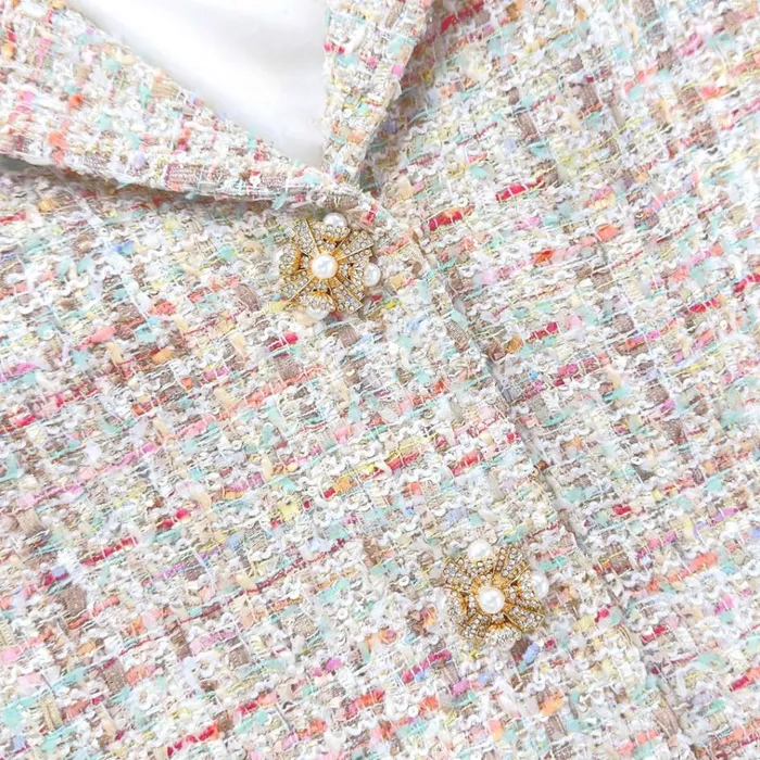 Self Portrait Outerwear Pastel Boucle Jacket 8211 Women Self Portrait Outerwear Pastel Boucle Jacket 8211 Women