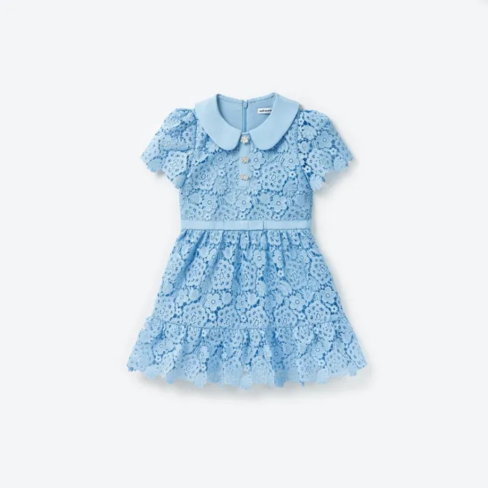 Self Portrait Party Dresses Blue Lace Dress 8211 Kids