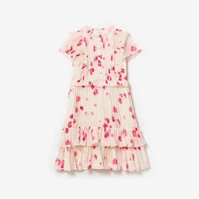 Self Portrait Party Dresses Printed Chiffon Midi Dress 8211 Kids