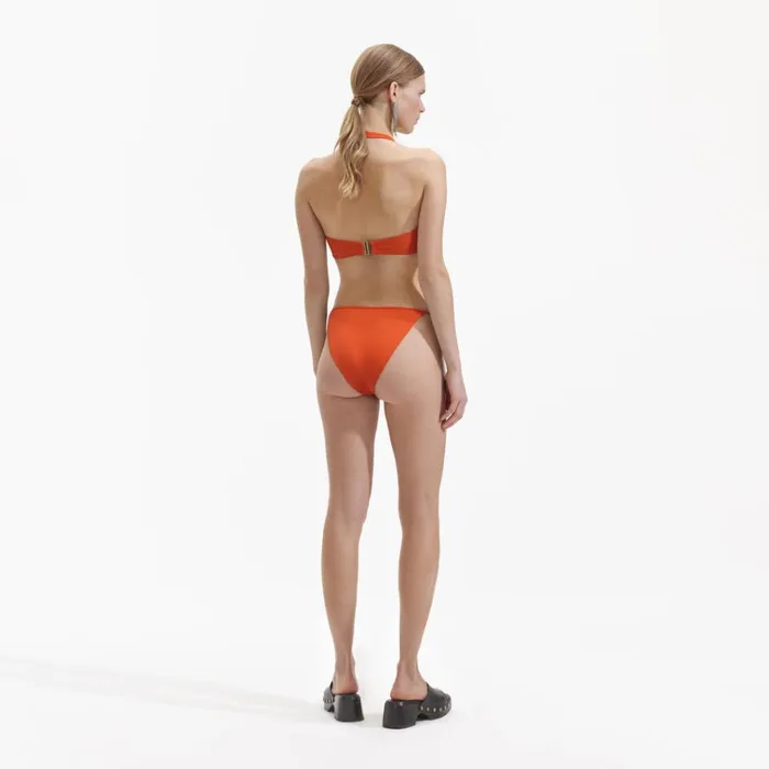 Self Portrait Swim and Resort Orange Tie Bikini Brief 8211 Women Self Portrait Swim and Resort Orange Tie Bikini Brief 8211 Women
