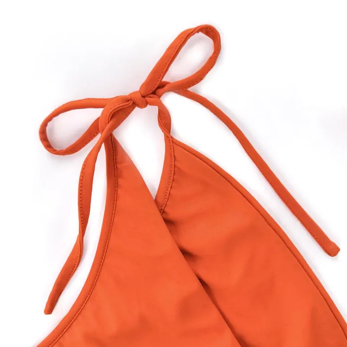 Self Portrait Swim and Resort Orange Tie Bikini Brief 8211 Women Self Portrait Swim and Resort Orange Tie Bikini Brief 8211 Women