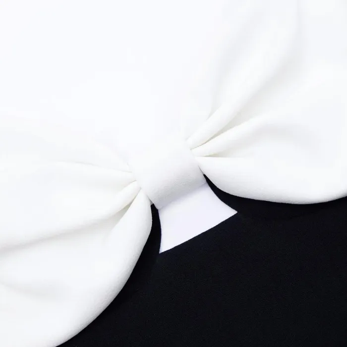 Self Portrait Tops Black Crepe Bow Top 8211 Women Self Portrait Tops Black Crepe Bow Top 8211 Women