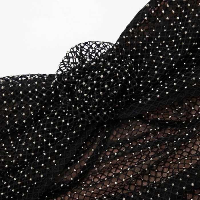 Self Portrait Tops Black Rhinestone Bardot Top 8211 Women Self Portrait Tops Black Rhinestone Bardot Top 8211 Women