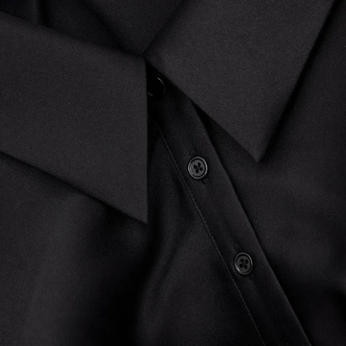 Self Portrait Tops Black Taffeta Top 8211 Women Self Portrait Tops Black Taffeta Top 8211 Women