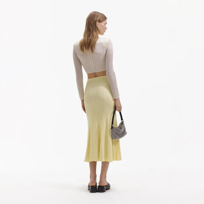 Self Portrait Tops Cream Beaded Mesh Top 8211 Women Self Portrait Tops Cream Beaded Mesh Top 8211 Women