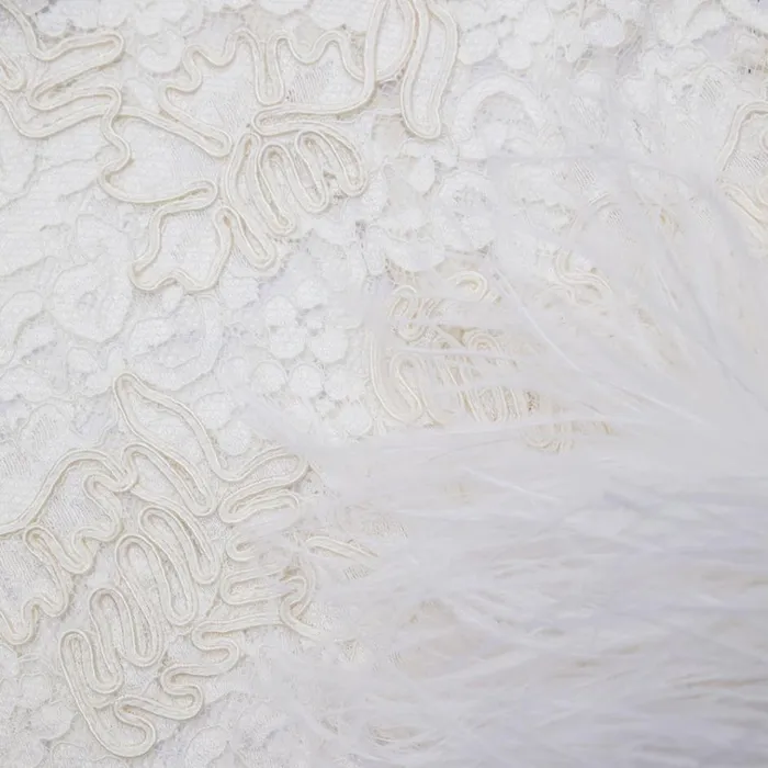 Self Portrait Tops Cream Cord Lace Feather Top 8211 Women Self Portrait Tops Cream Cord Lace Feather Top 8211 Women