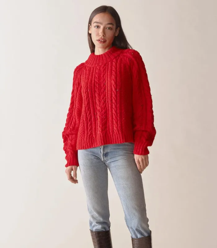 SERENA SWEATER Red Sumac Shop DEN Knitwear