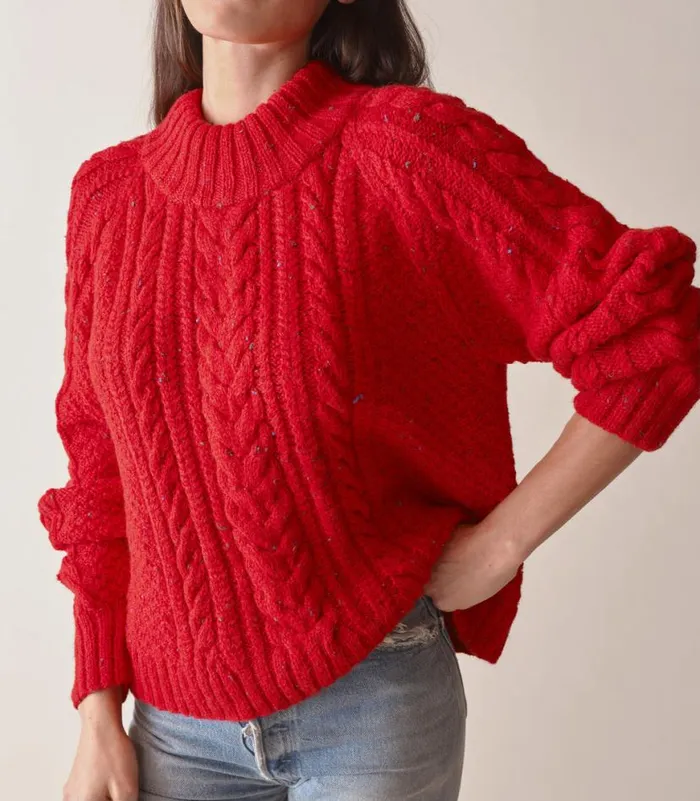 SERENA SWEATER Red Sumac Shop DEN Knitwear