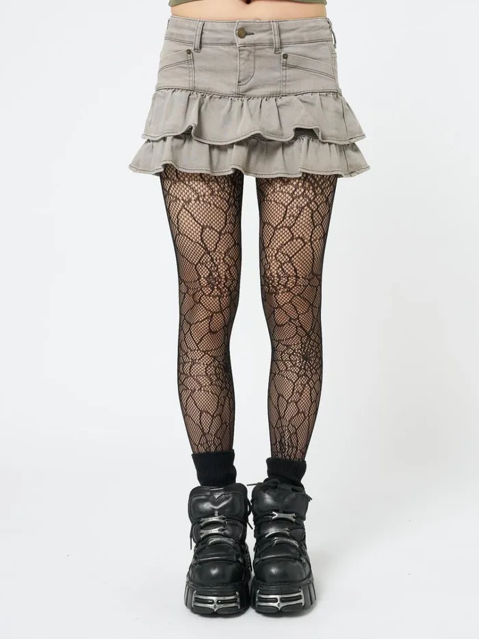 Shop Black Forest Web Patterned Tights Minga London Accessories