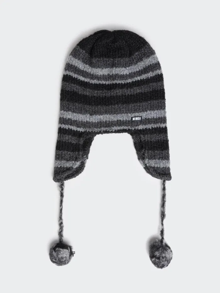 Shop Blaire Stripes Tie Knit Hat Minga London Accessories