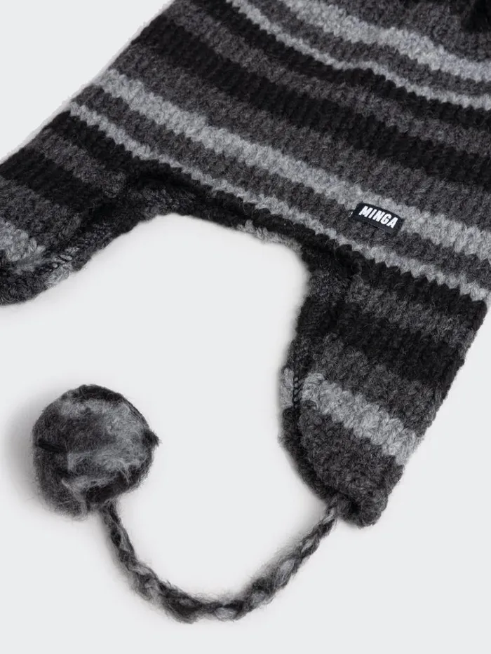 Shop Blaire Stripes Tie Knit Hat Minga London Accessories