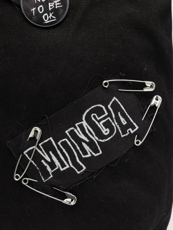Shop Gothic Romance Black Tote Bag Minga London Accessories