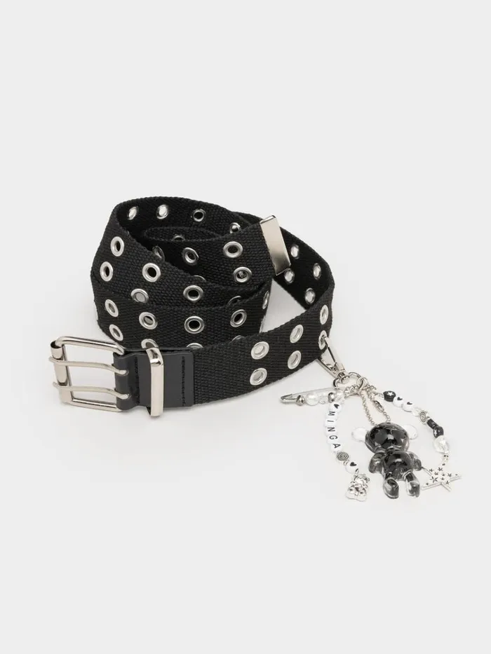 Shop Haunted Trinkets Black Canvas Belt Minga London Accessories
