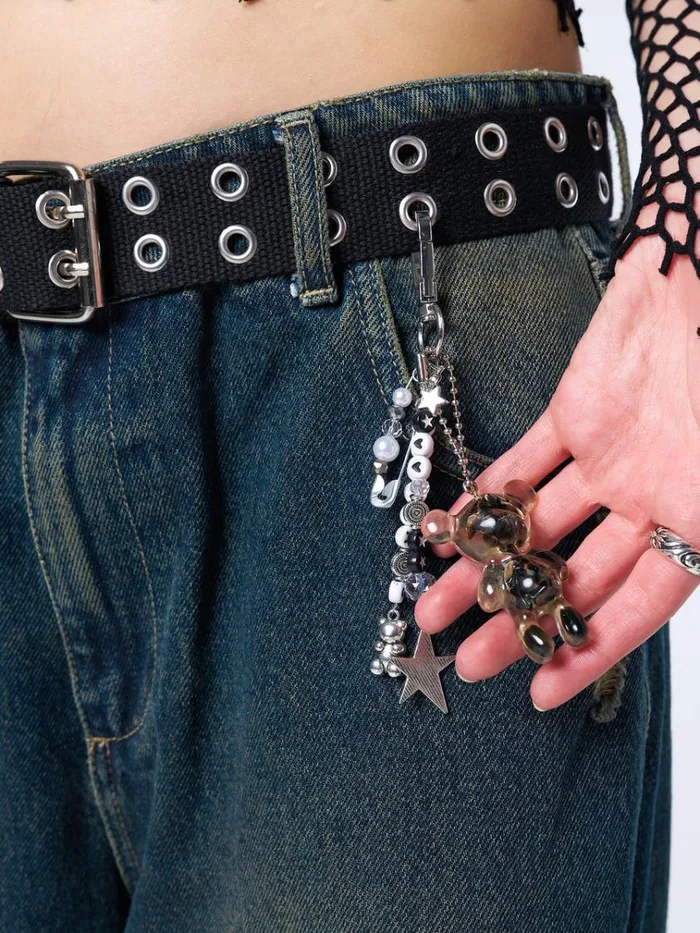 Shop Haunted Trinkets Black Canvas Belt Minga London Accessories