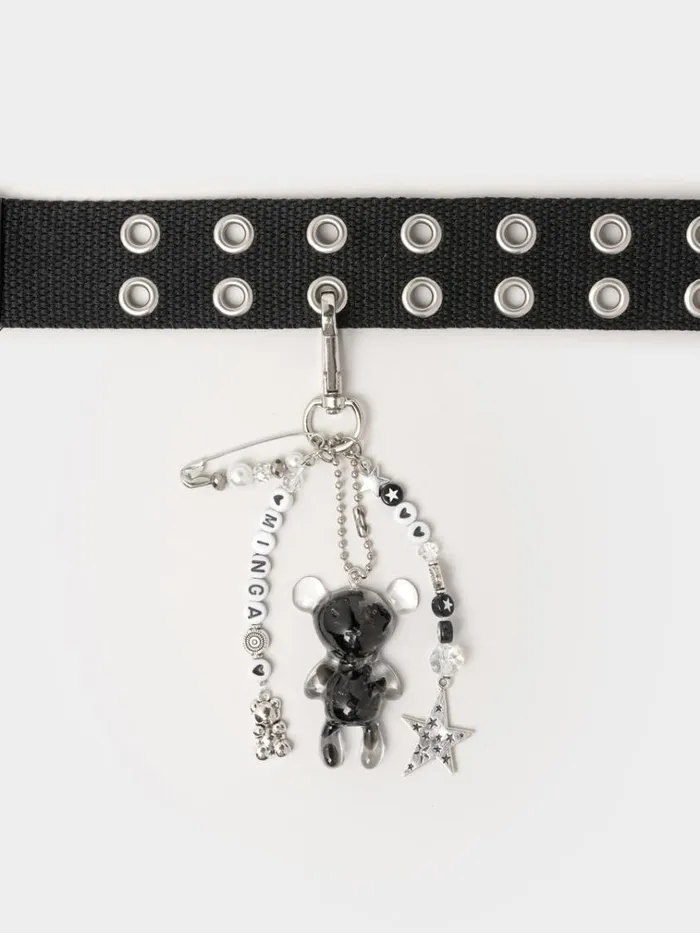 Shop Haunted Trinkets Black Canvas Belt Minga London Accessories