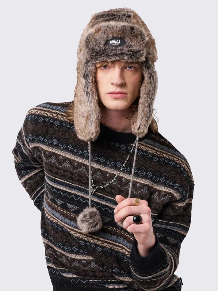 Shop Masha Fluffy Trapper Hat Minga London Accessories Shop Masha Fluffy Trapper Hat Minga London Accessories