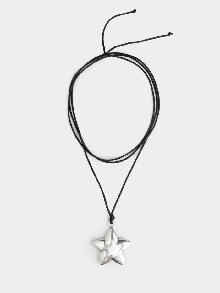 Shop Minga London Accessories Chunky Star Pendant Necklace