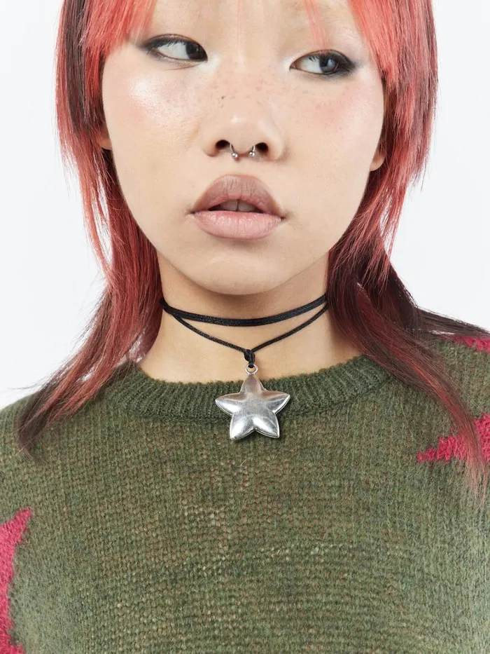 Shop Minga London Accessories Chunky Star Pendant Necklace