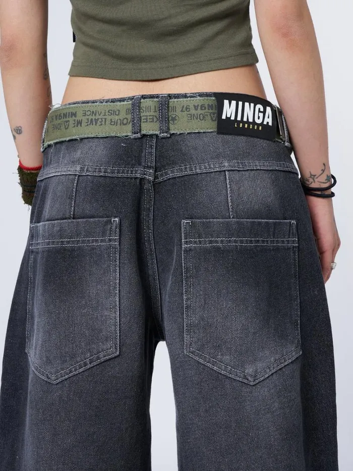 Shop Minga London Accessories Do Not Disturb Army Green Canvas Belt