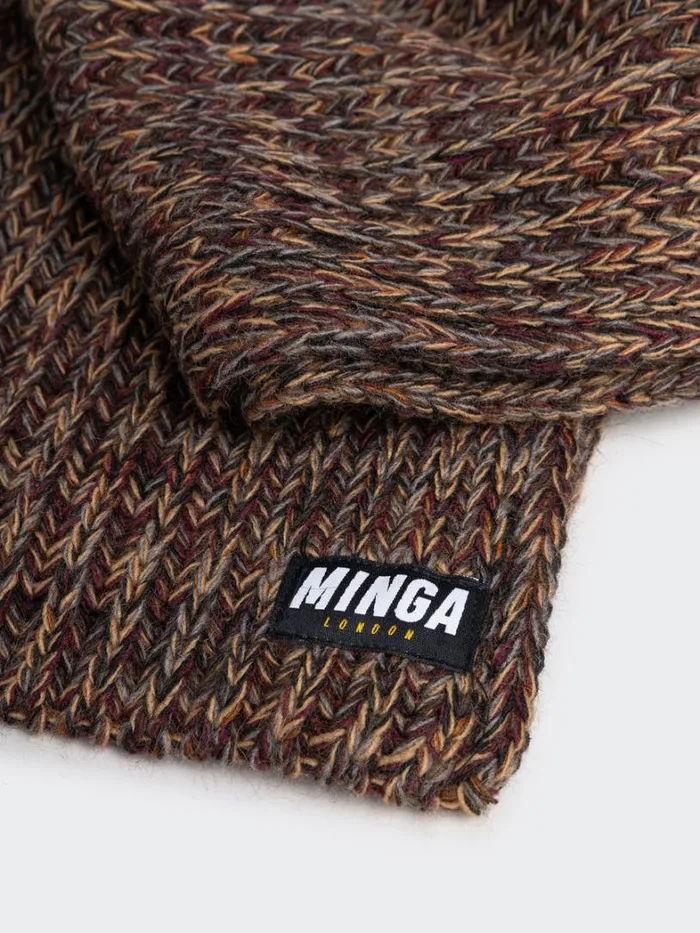 Shop Minga London Accessories Emmie Multi Coloured Textured Scarf