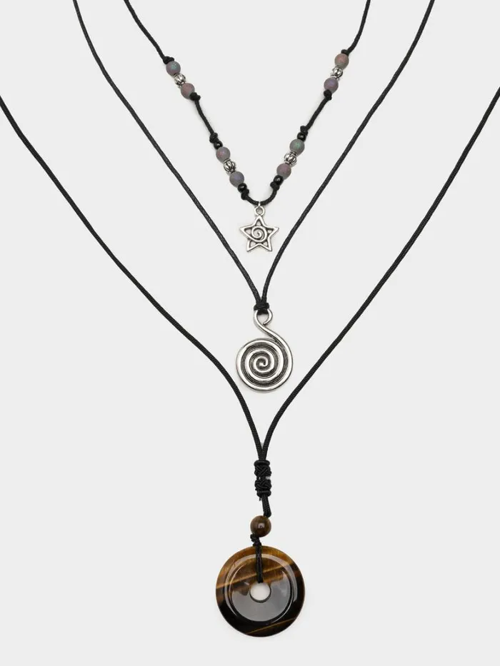 Shop Minga London Accessories Heart Of The Ocean Pendant Necklace Set