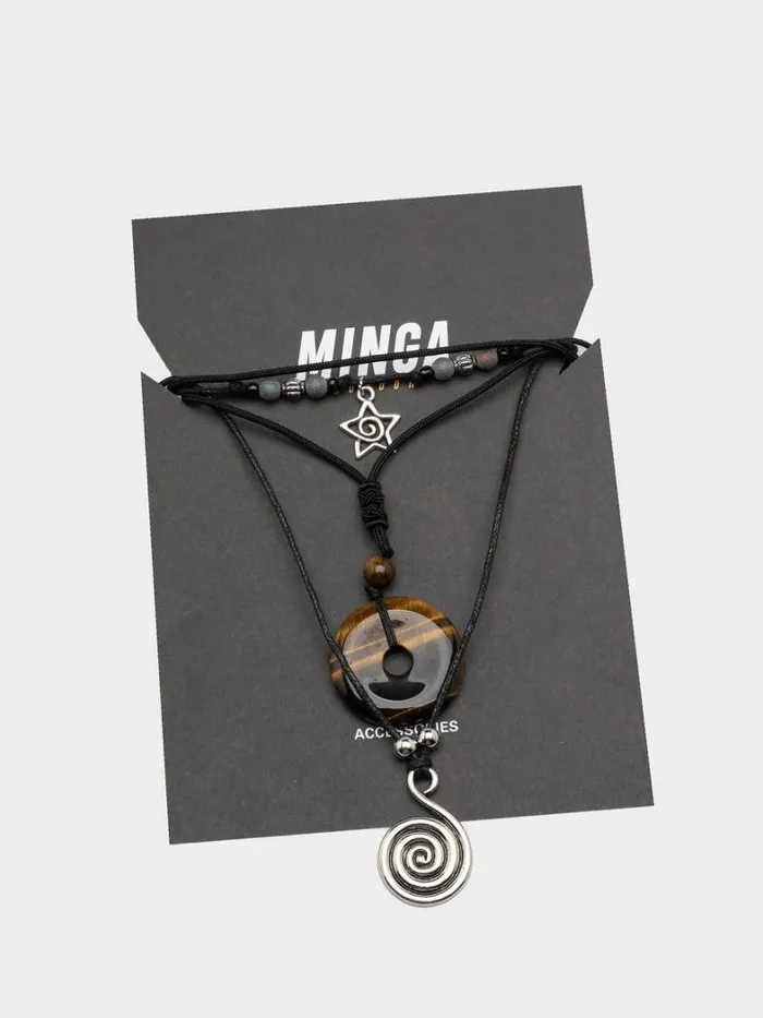 Shop Minga London Accessories Heart Of The Ocean Pendant Necklace Set