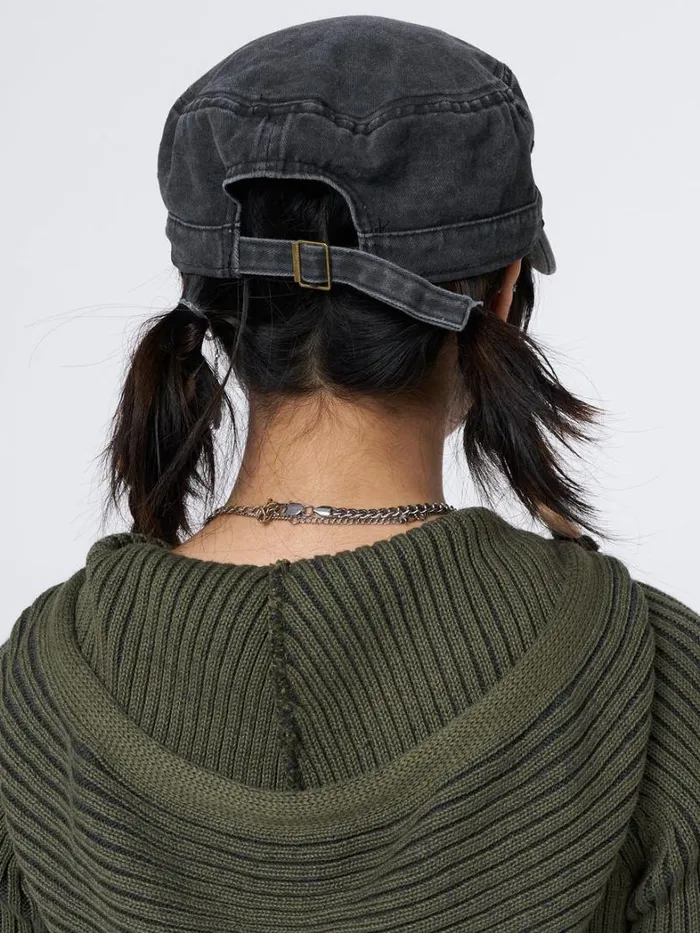 Shop Minga London Accessories Minga Star Black Military Cap