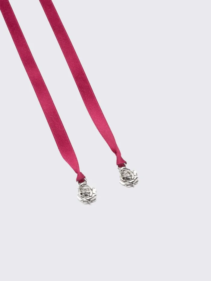 Shop Minga London Accessories Pandora Heart Satin Ribbon Choker