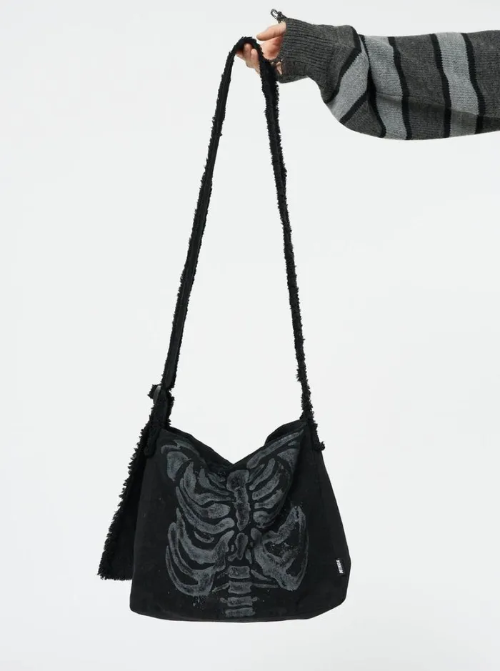 Shop Minga London Accessories Xray Skeleton Shoulder Strap Bag