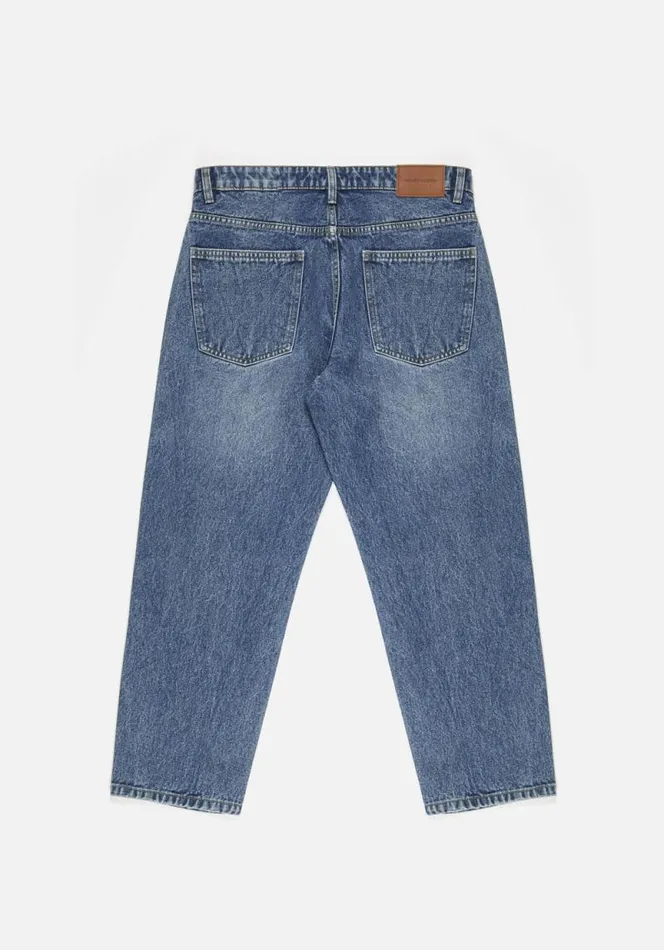 Shop MKI 16OZ DENIM JEANS Bleach Wash MKI MIYUKI ZOKU Trousers Shop MKI 16OZ DENIM JEANS Bleach Wash MKI MIYUKI ZOKU Trousers
