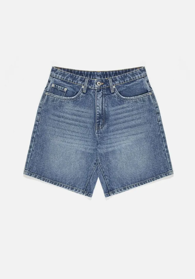 Shop MKI 16OZ DENIM SHORTS Bleach Wash MKI MIYUKI ZOKU Shorts