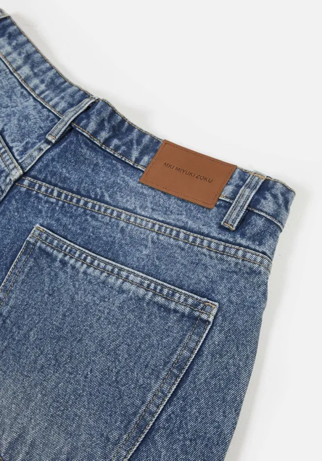 Shop MKI 16OZ DENIM SHORTS Bleach Wash MKI MIYUKI ZOKU Shorts Shop MKI 16OZ DENIM SHORTS Bleach Wash MKI MIYUKI ZOKU Shorts