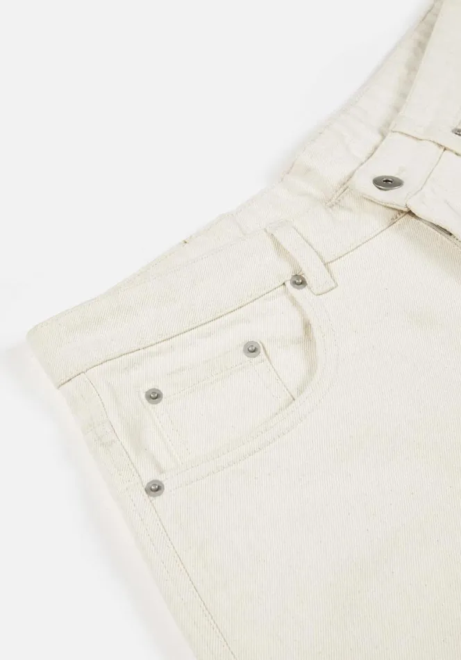 Shop MKI 16OZ DENIM SHORTS Off White MKI MIYUKI ZOKU Shorts Shop MKI 16OZ DENIM SHORTS Off White MKI MIYUKI ZOKU Shorts
