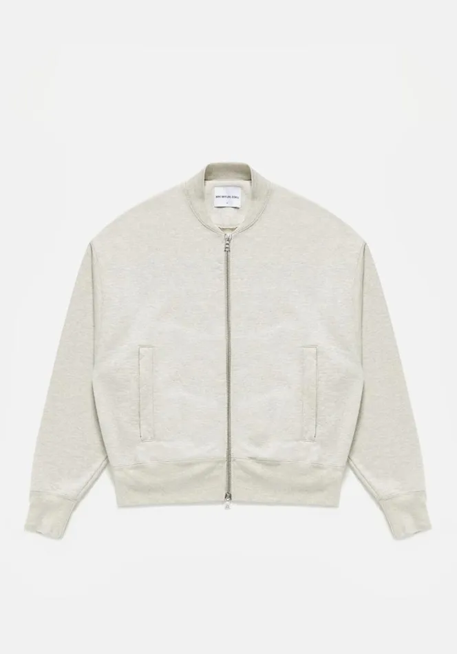Shop MKI 650 GSM HEAVYWEIGHT BOMBER Oatmeal MKI MIYUKI ZOKU Outerwear