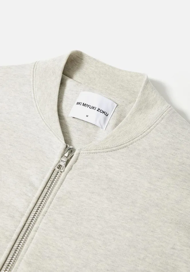 Shop MKI 650 GSM HEAVYWEIGHT BOMBER Oatmeal MKI MIYUKI ZOKU Outerwear