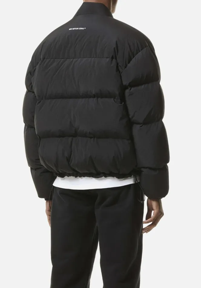 Shop MKI BUBBLE BOMBER JACKET Black MKI MIYUKI ZOKU Outerwear