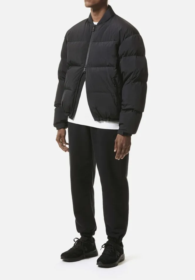 Shop MKI BUBBLE BOMBER JACKET Black MKI MIYUKI ZOKU Outerwear