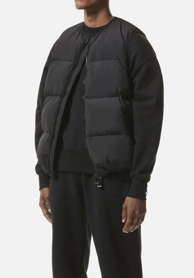 Shop MKI BUBBLE VEST Black MKI MIYUKI ZOKU Outerwear