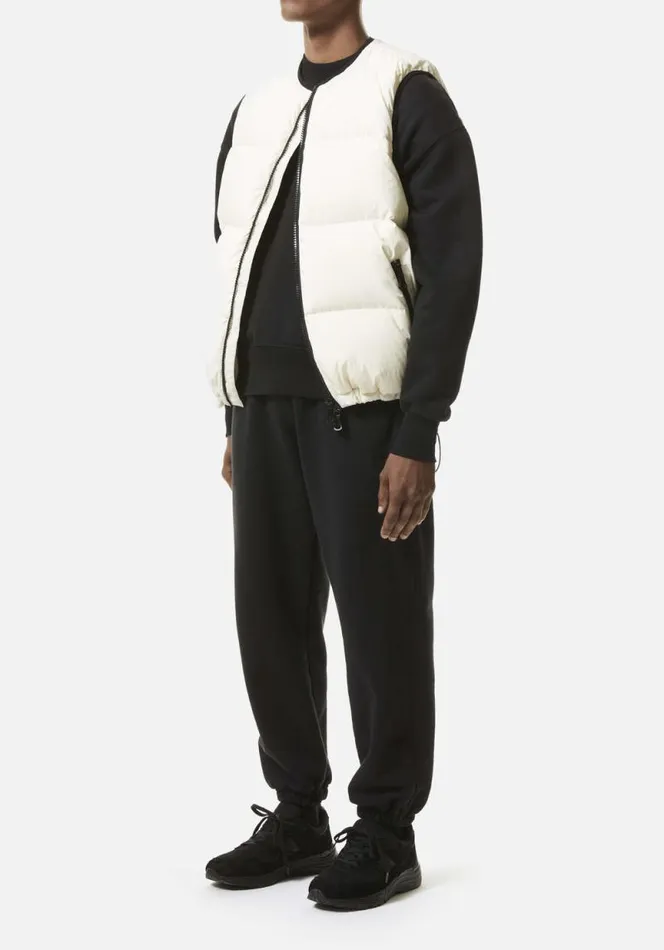 Shop MKI BUBBLE VEST Off White MKI MIYUKI ZOKU Outerwear