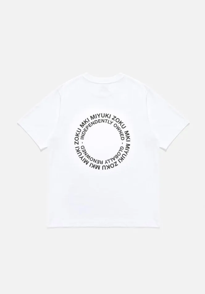 Shop MKI CIRCLE TSHIRT White MKI MIYUKI ZOKU TShirts