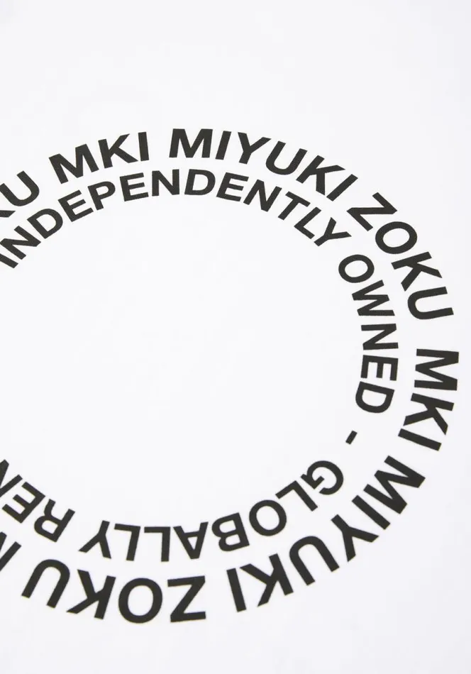 Shop MKI CIRCLE TSHIRT White MKI MIYUKI ZOKU TShirts