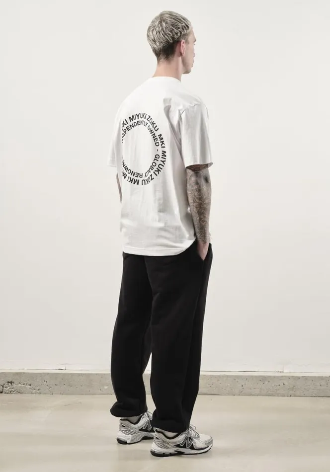 Shop MKI CIRCLE TSHIRT White MKI MIYUKI ZOKU TShirts