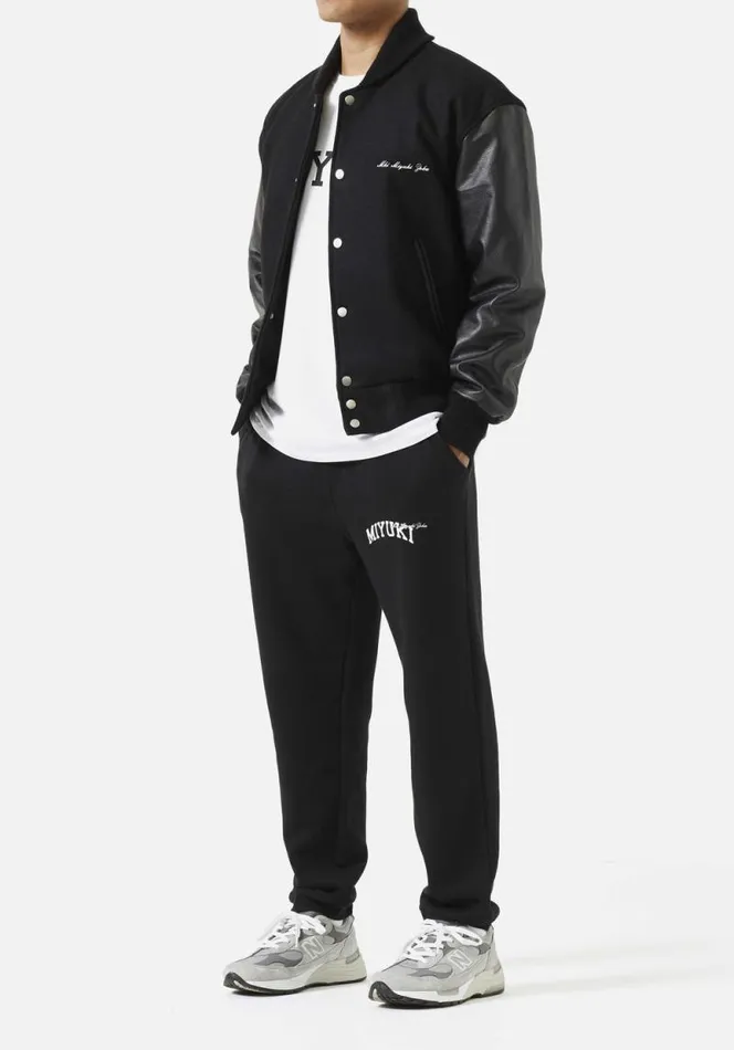 Shop MKI COLLEGE VARSITY JACKET Black MKI MIYUKI ZOKU Outerwear