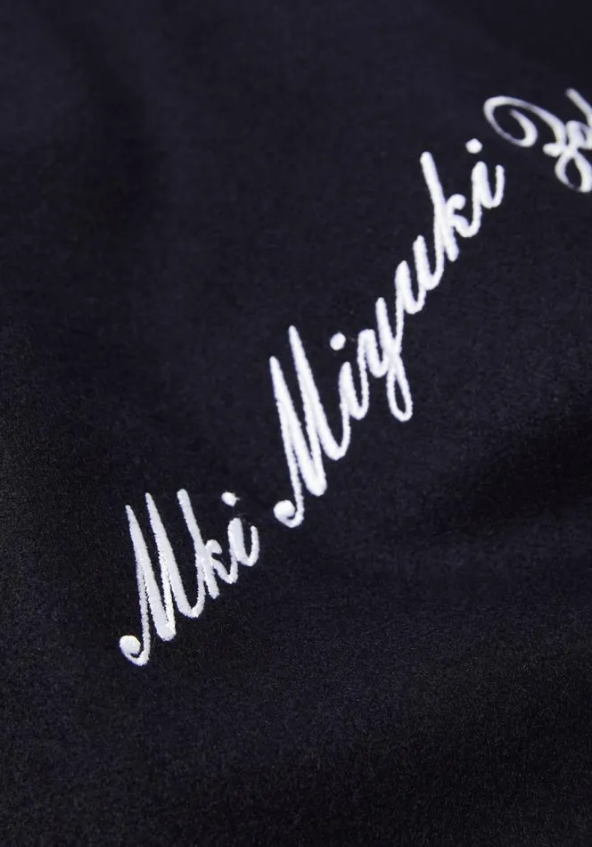 Shop MKI COLLEGE VARSITY JACKET Navy MKI MIYUKI ZOKU Outerwear