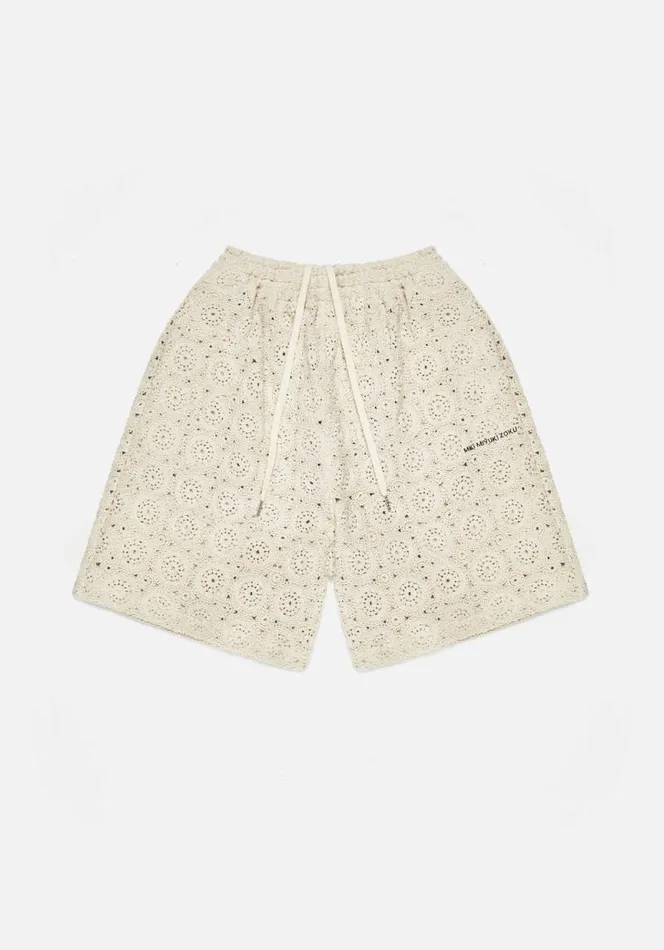 Shop MKI CROCHET SHORTS Raw MKI MIYUKI ZOKU Shorts