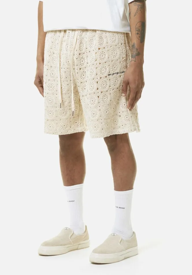 Shop MKI CROCHET SHORTS Raw MKI MIYUKI ZOKU Shorts