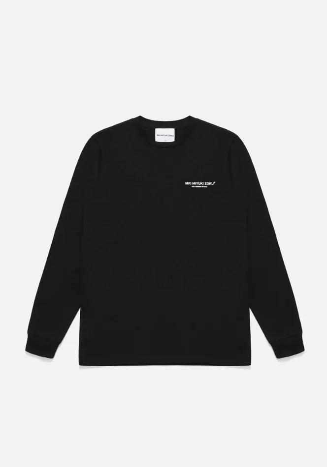 Shop MKI DESIGN STUDIO LONGSLEEVE Black MKI MIYUKI ZOKU TShirts