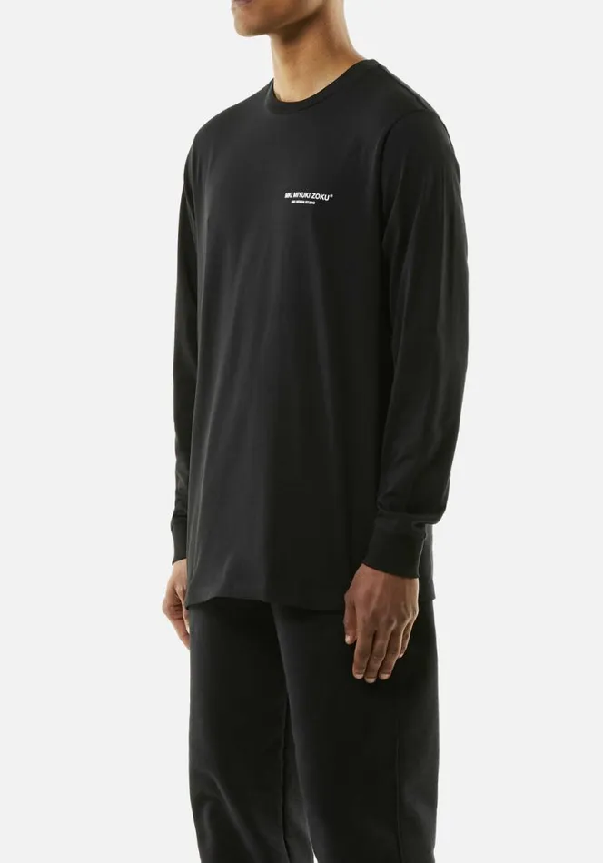 Shop MKI DESIGN STUDIO LONGSLEEVE Black MKI MIYUKI ZOKU TShirts