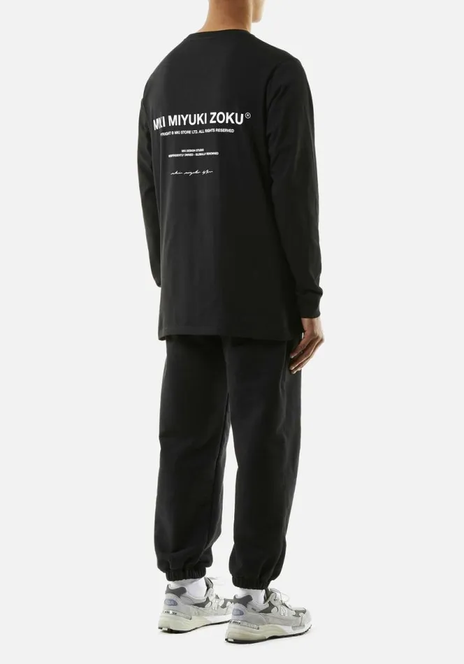 Shop MKI DESIGN STUDIO LONGSLEEVE Black MKI MIYUKI ZOKU TShirts