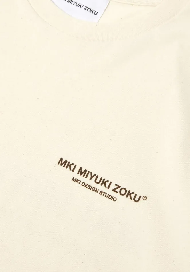 Shop MKI DESIGN STUDIO LONGSLEEVE Ecru MKI MIYUKI ZOKU TShirts